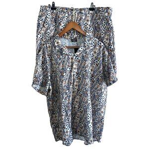 Icon Swim Mens Swim Wear Matching Set Summer Starfish Top Trunk